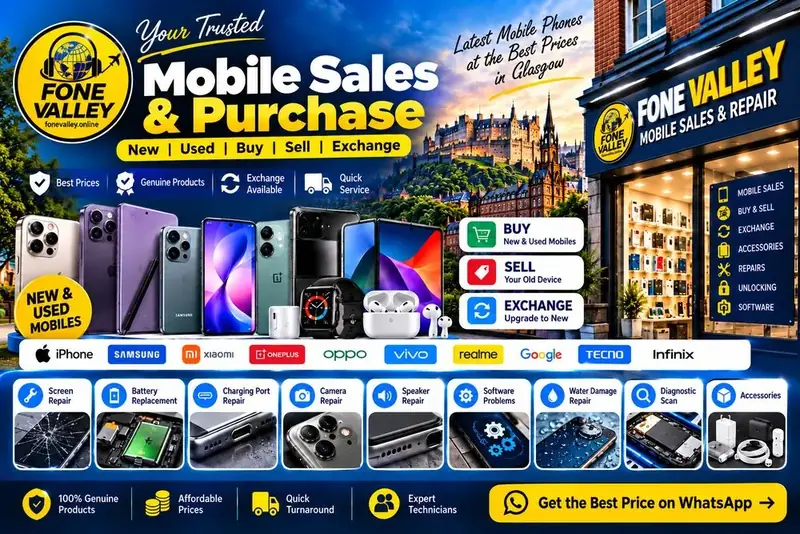 Mobile Sale and Purchase in Glasgow at Fonevalley