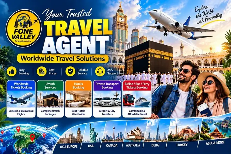 Air Ticketing in Glasgow at Fonevalley